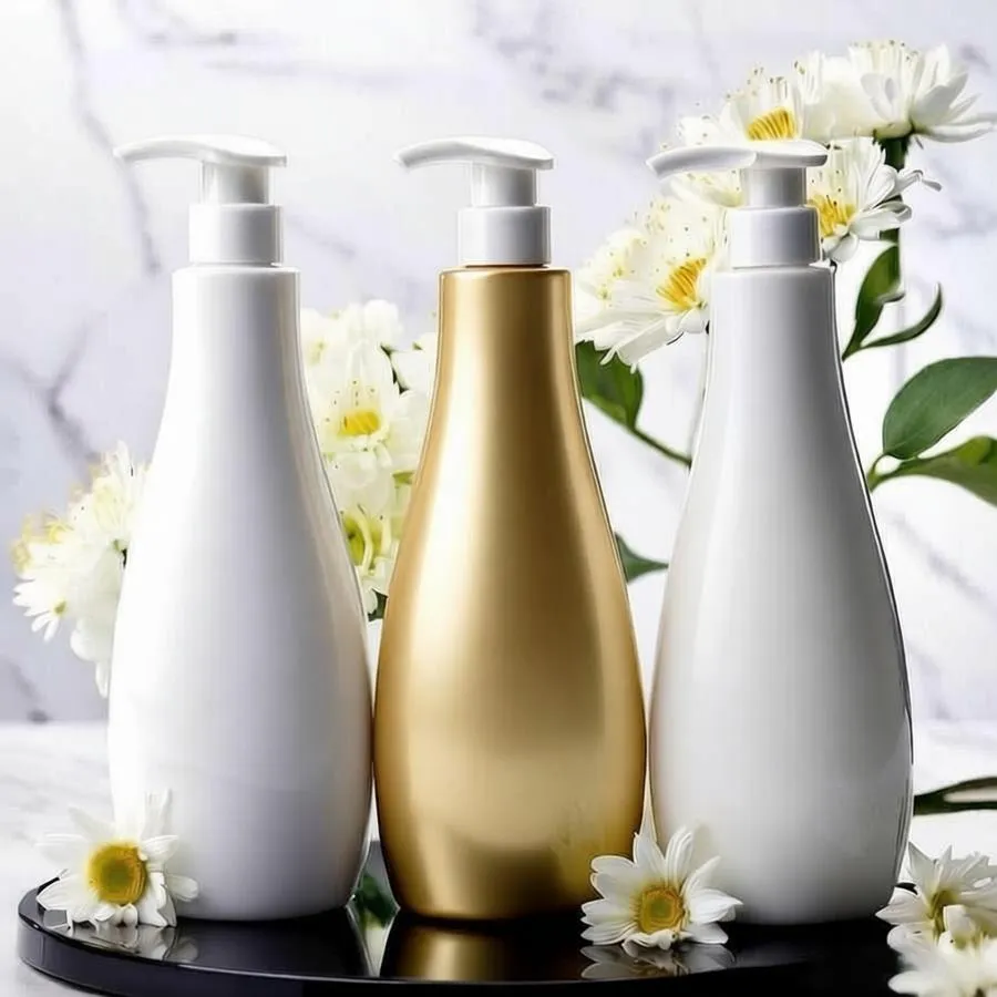 ظروف بسته بندی 500 میلی لیتری شامپو خالی، نرم کننده و بطری های ژل دوش معطر